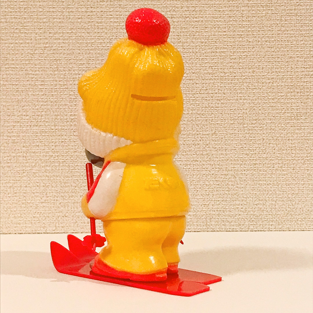 スキー後ろ姿
